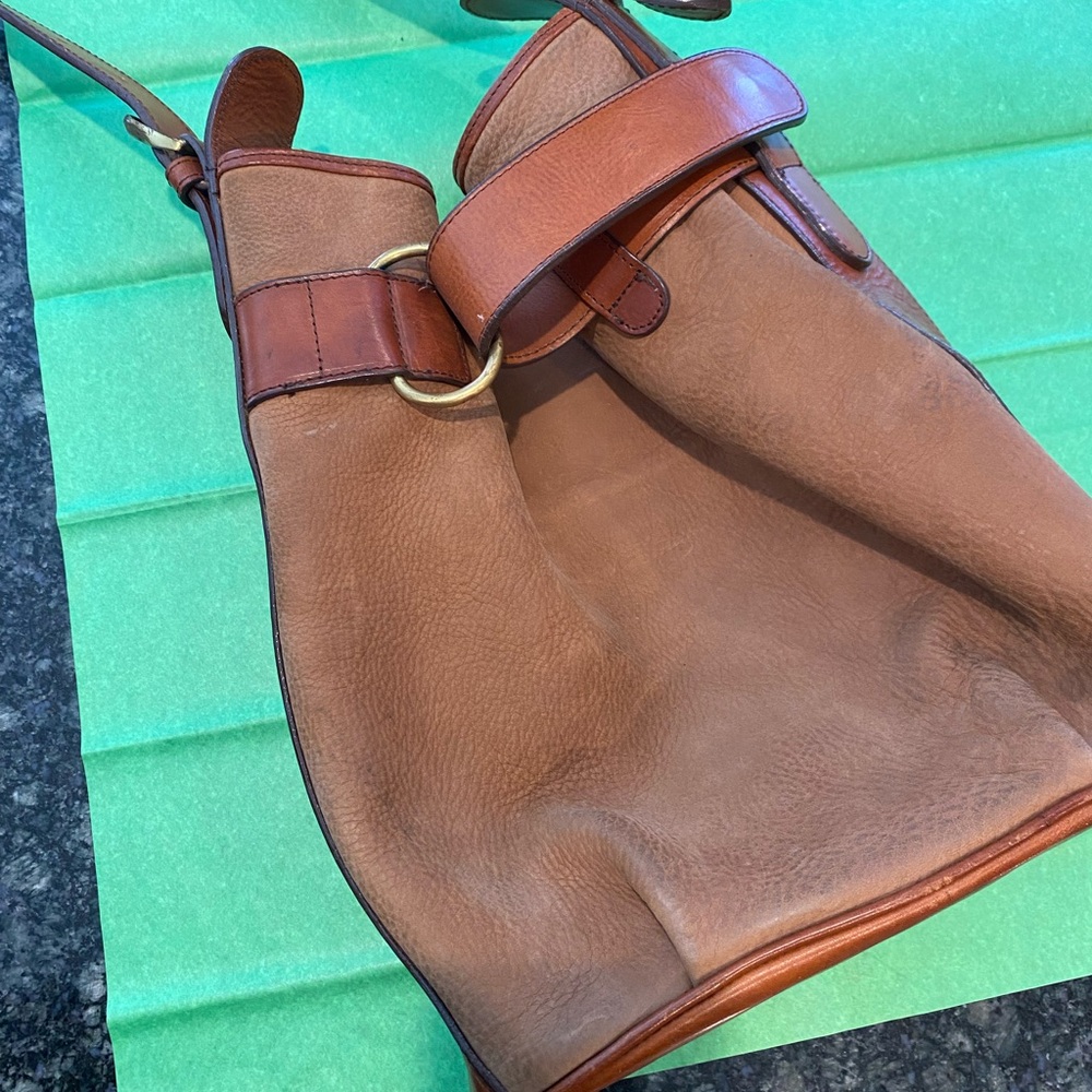 Brown Leather Shoulder Bag